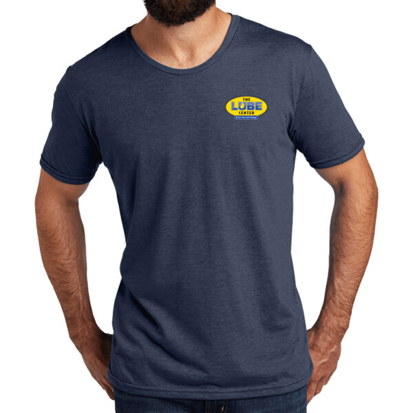 Printed The Lube Center Logo - Unisex Tri Blend Tee Thumbnail