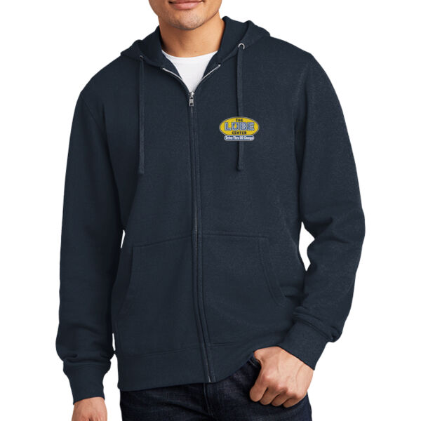 Embroidered The Lube Center - Fleece Full Zip Hoodie Thumbnail