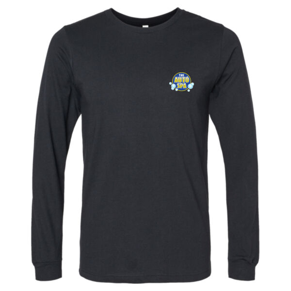 Printed The Auto Spa - Unisex Heather CVC Long Sleeve Tee Thumbnail