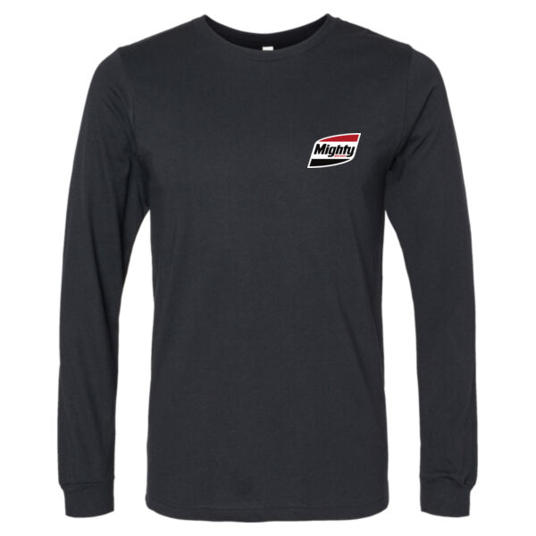 Printed Mighty Auto Parts - Unisex Heather CVC Long Sleeve Tee Thumbnail