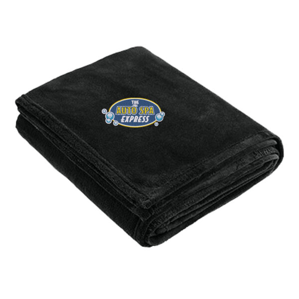 The Auto Spa Express Embroidered  - Oversized Ultra Plush Blanket Thumbnail