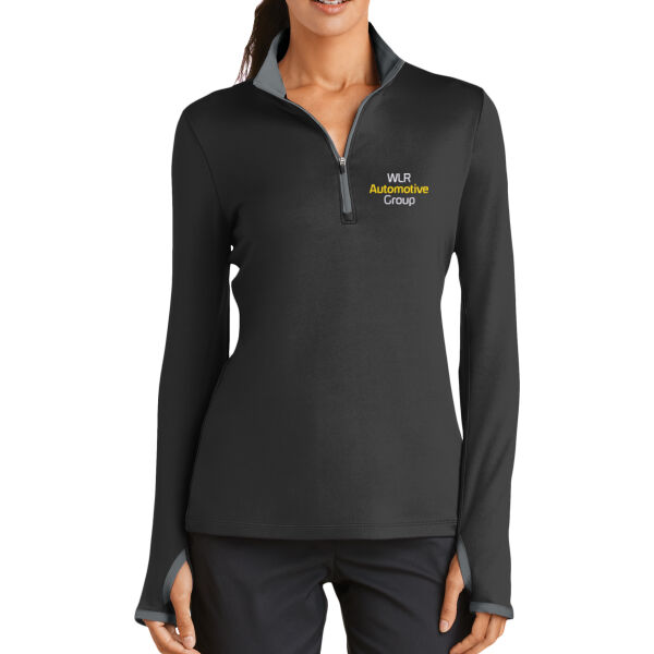 WLR Automotive Group Embroidered - Ladies Dri FIT Stretch 1/2 Zip Cover Up Thumbnail