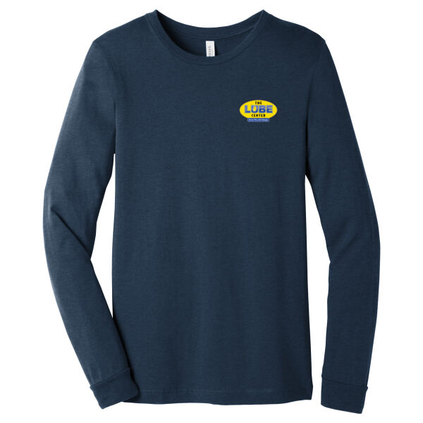 Printed The Lube Center Logo - Unisex Heather CVC Long Sleeve Tee Thumbnail