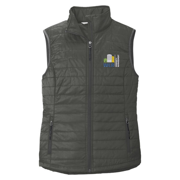 WLR Property Management Embroidered  - Women's Packable Puffy Vest Thumbnail