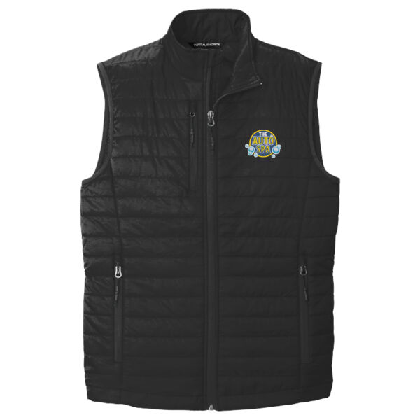 The Auto Spa Embroidered - Packable Puffy Vest Thumbnail