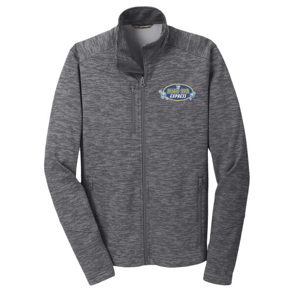 The Auto Spa Express Embroidered  - Digi Stripe Fleece Jacket Thumbnail
