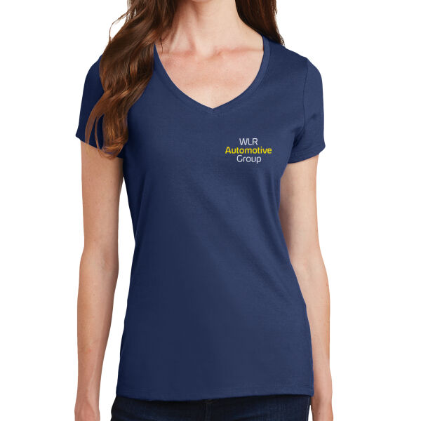 Printed WLR Automotive Group - Ladies Fan Favorite V Neck Tee Thumbnail