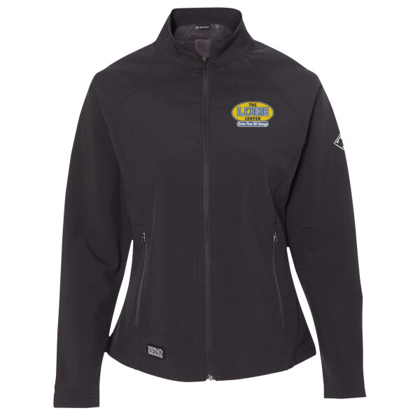 Embroidered The Lube Center - Women's Contour Soft Shell Jacket Thumbnail