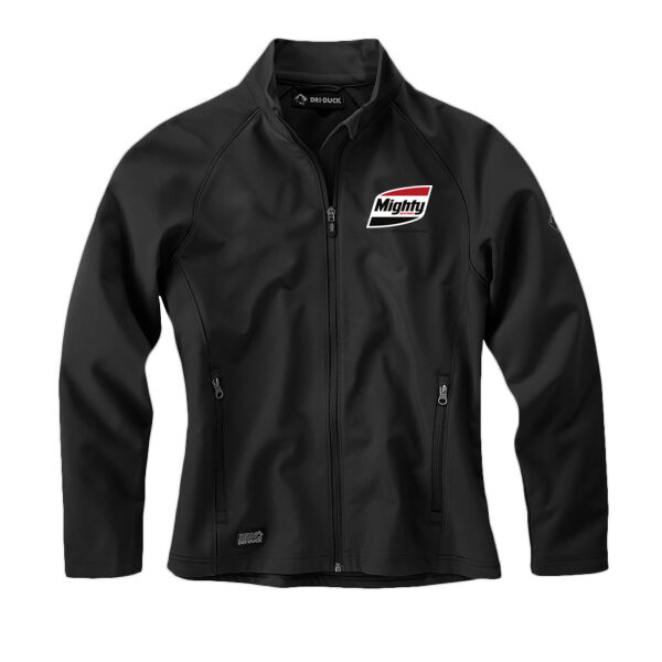 Printed Mighty Auto Parts - Women's Contour Soft Shell Jacket Thumbnail