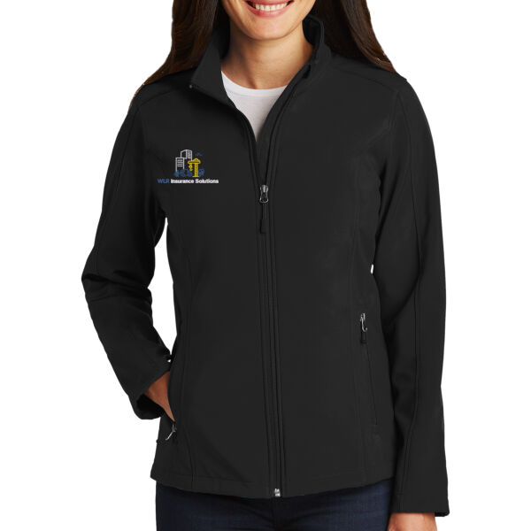 WLR Insurance Solutions Embroidered - Ladies Core Soft Shell Jacket Thumbnail