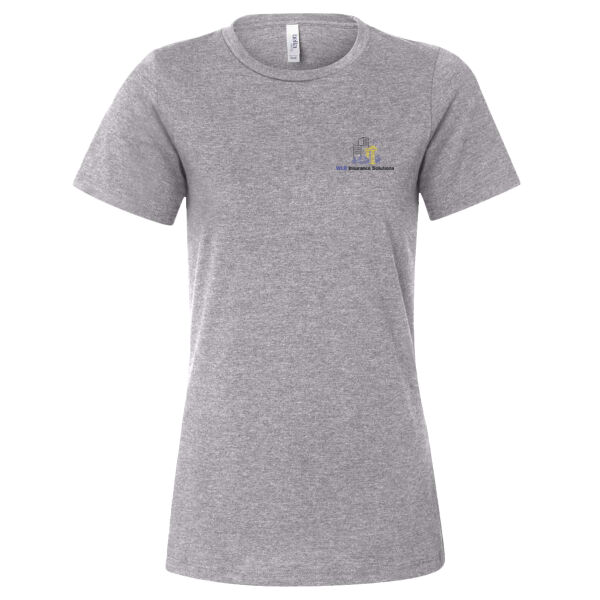 WLR Insurance Solutions Printed - Women’s Relaxed Fit Heather CVC Tee Thumbnail