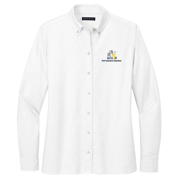 WLR Insurance Solutions Embroidered - Women's Casual Oxford Cloth Shirt Thumbnail