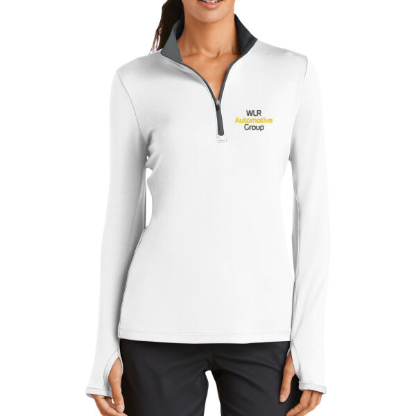 WLR Automotive Group Embroidered - Ladies Dri FIT Stretch 1/2 Zip Cover Up Thumbnail