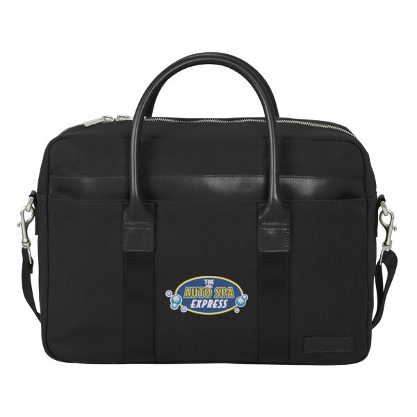 The Auto Spa Express Embroidered - Wells Briefcase Thumbnail