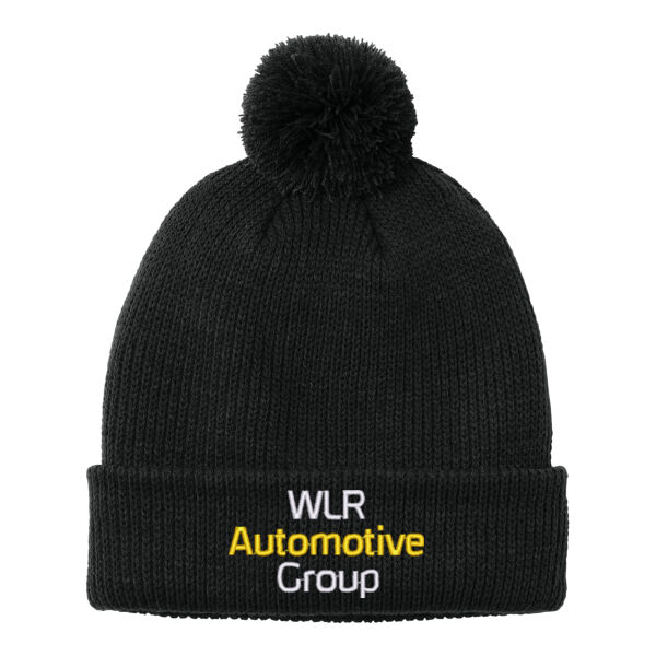 WLR Automotive Group Embroidered - Cozy Pom Beanie Thumbnail