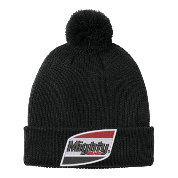 Embroidered Mighty Auto Parts - Cozy Pom Beanie Thumbnail