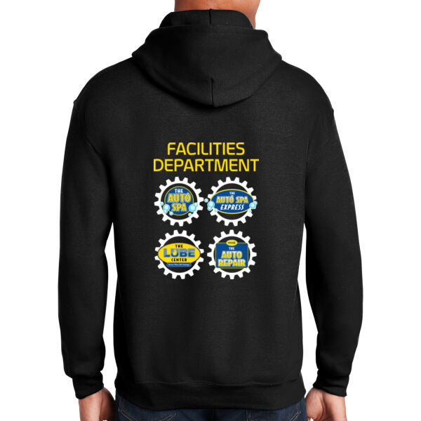 WLR Facilities Front/Back Print - Heavy Blend  Hooded Sweatshirt Thumbnail