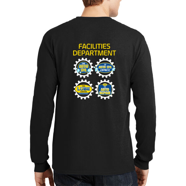 WLR Facilities Front/Back Print - DryBlend ® 50 Cotton/50 Poly Long Sleeve T Shirt Thumbnail