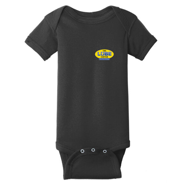 The Lube Center Printed - Infant Short Sleeve Baby Rib Bodysuit Thumbnail