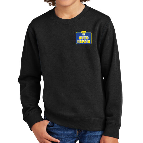 The Auto Repair Printed - Youth V.I.T. Fleece Crew Thumbnail