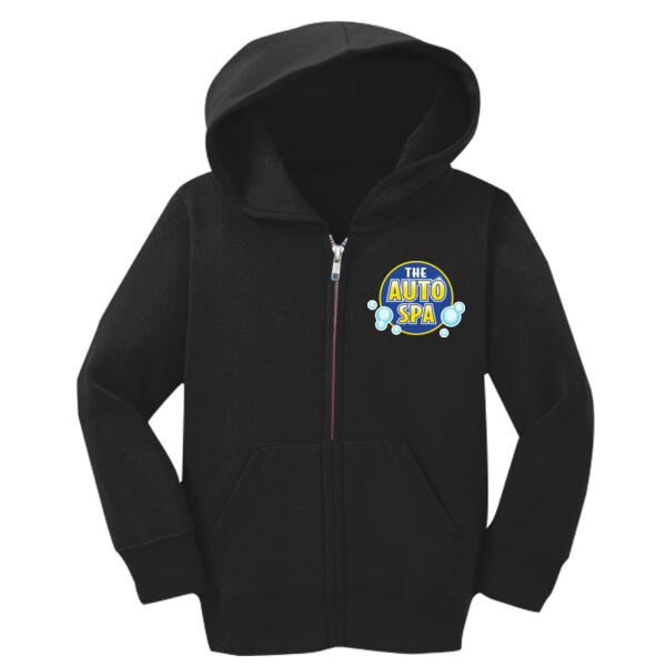 The Auto Spa Printed - Toddler Core Fleece Full Zip Hooded Sweatshirt Thumbnail