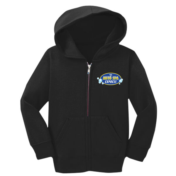 The Auto Spa Express Printed - Toddler Core Fleece Full Zip Hooded Sweatshirt Thumbnail