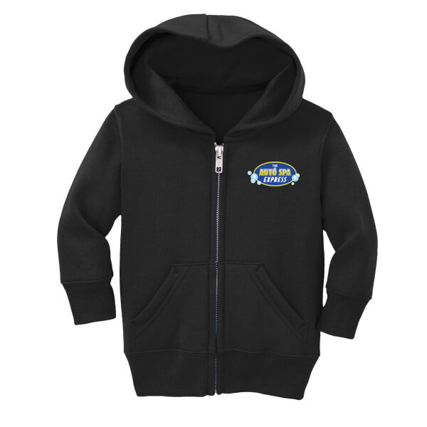 The Auto Spa Express Printed - Infant Core Fleece Full Zip Hooded Sweatshirt Thumbnail