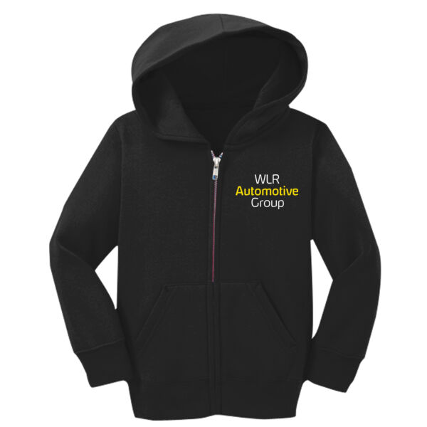 WLR Automotive Group Printed - Toddler Core Fleece Full Zip Hooded Sweatshirt Thumbnail