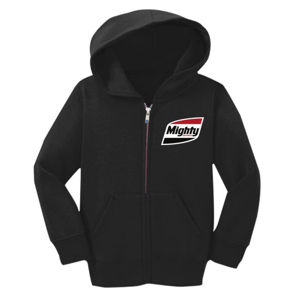 Mighty Auto Parts Printed - Toddler Core Fleece Full Zip Hooded Sweatshirt Thumbnail