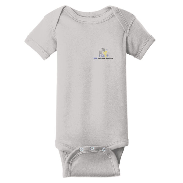 WLR Insurance Solutions Printed - Infant Short Sleeve Baby Rib Bodysuit Thumbnail
